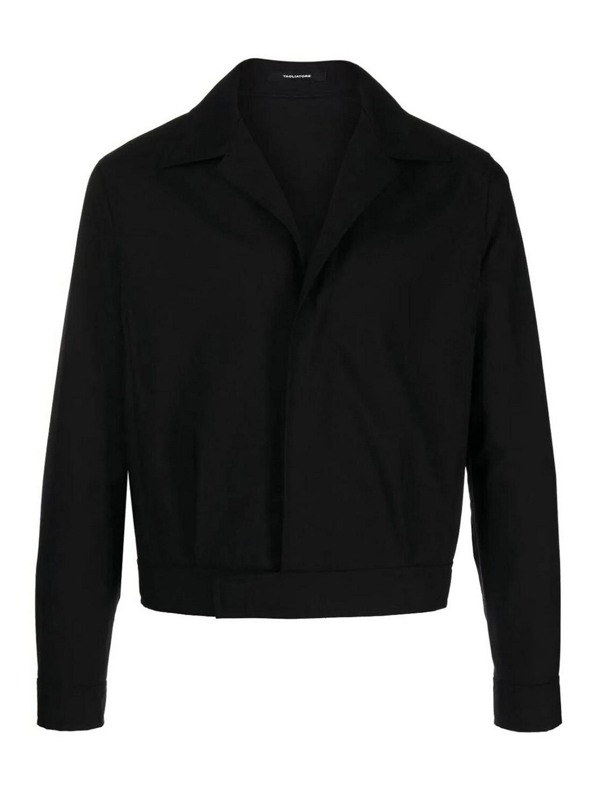 Shop Tagliatore Wool Jacket In Black