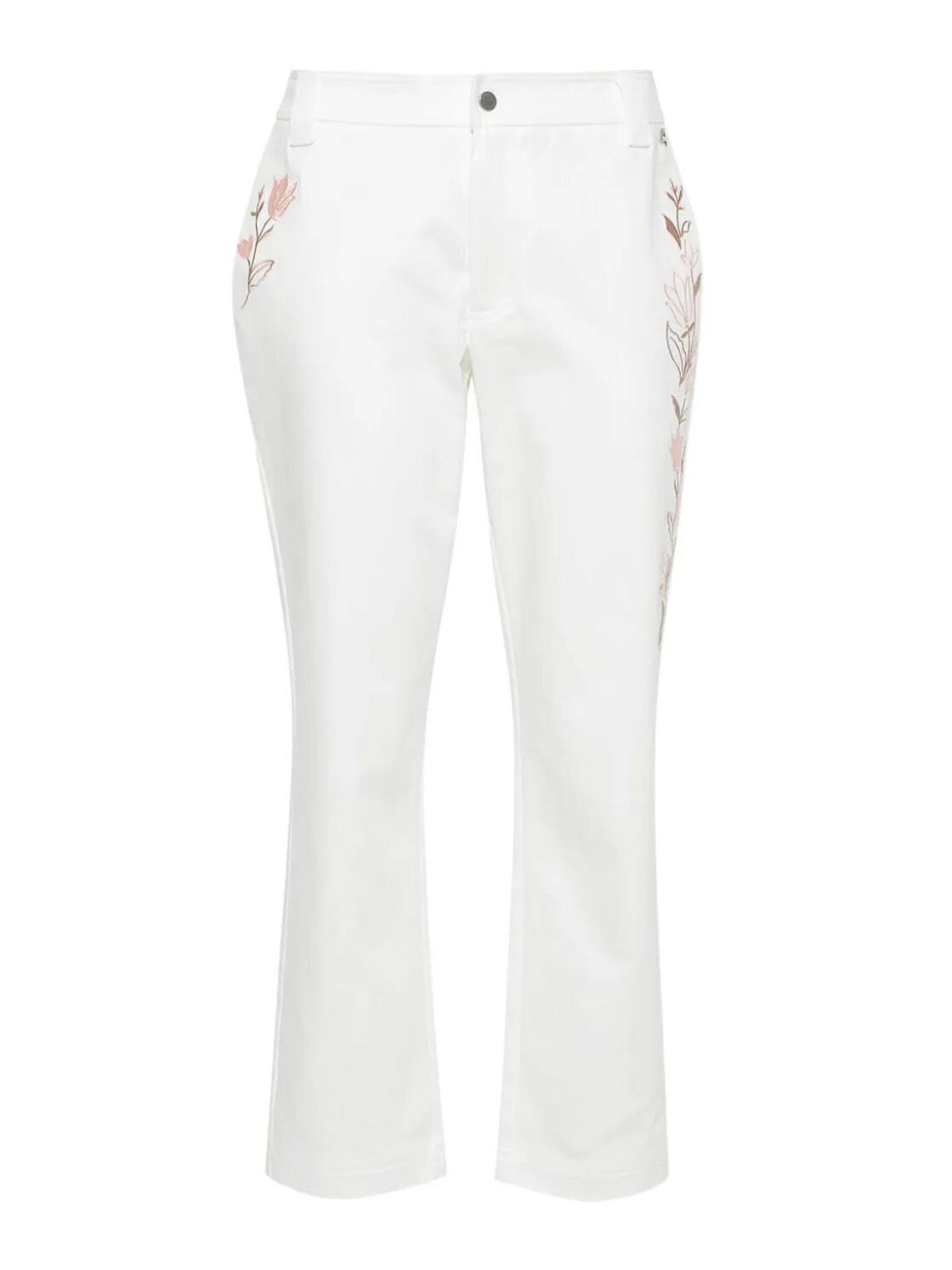 Shop Twinset Actitude New York Pants In White