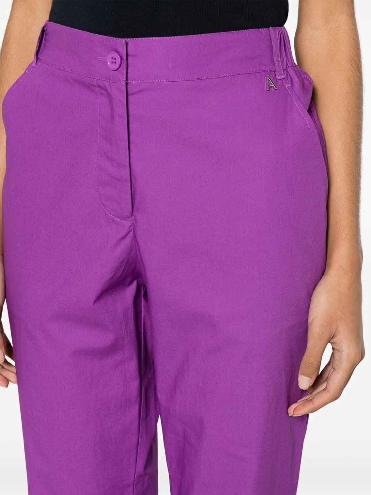 Shop Twinset Pantalón Casual - Actitude In Purple