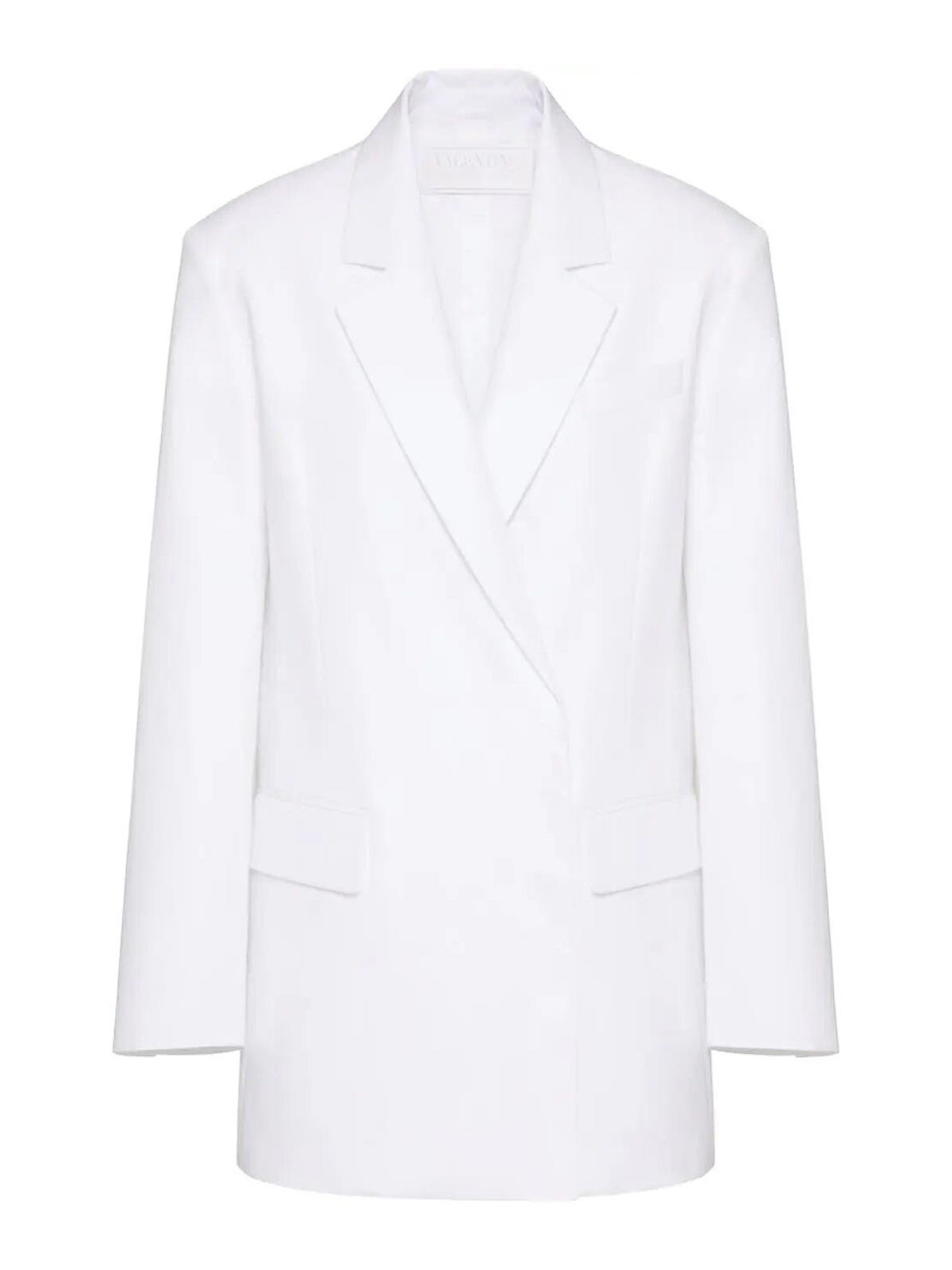 Shop Valentino Blazer - Blanco In White
