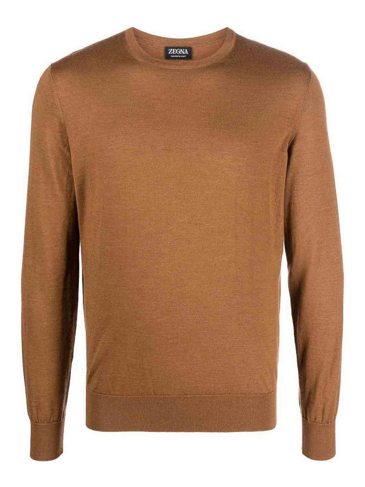 Shop Zegna Crew-neck Sweater In Beige