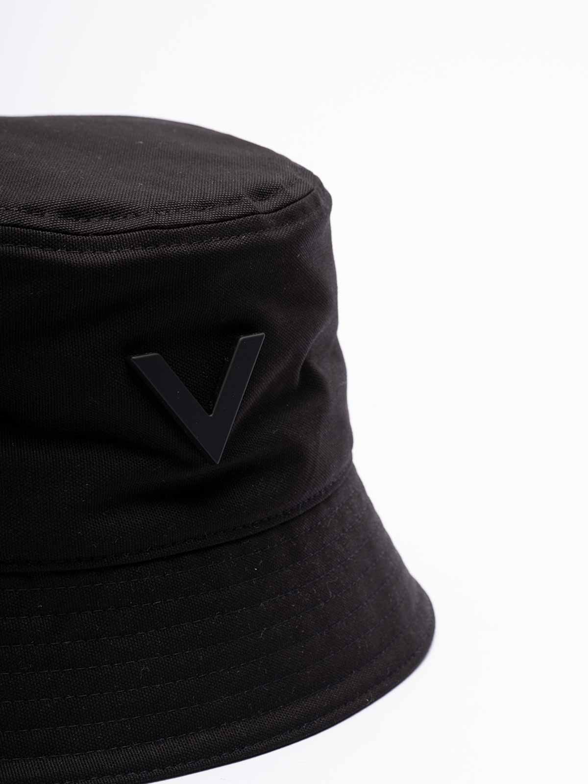 Shop Valentino Sombrero - V Signature In Black
