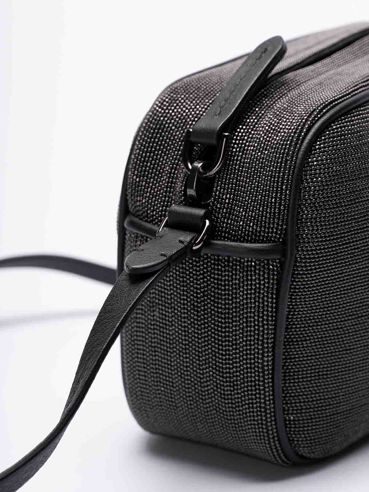 Brunello Cucinelli クロスボディバッグ - 黒|MBMON2554C2355