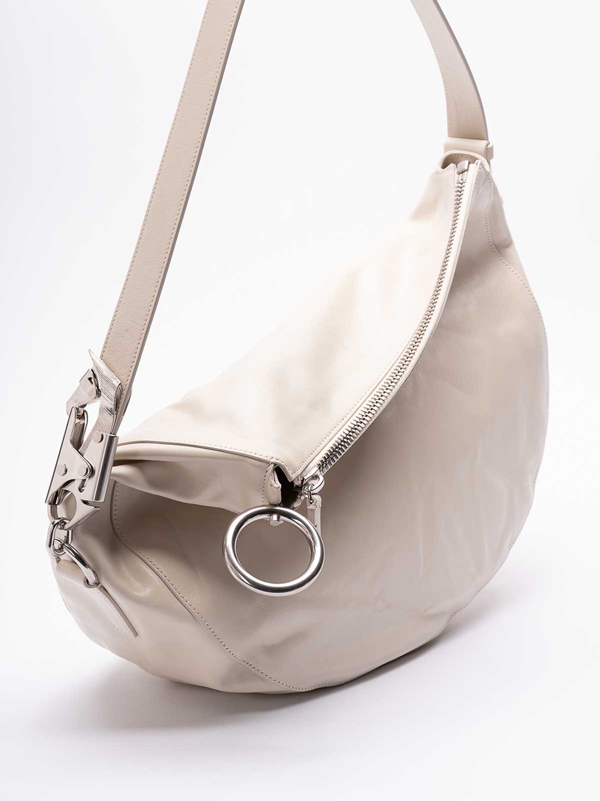 Burberry Medium Knight Bag - White - Women | 8081734 | thebs.com