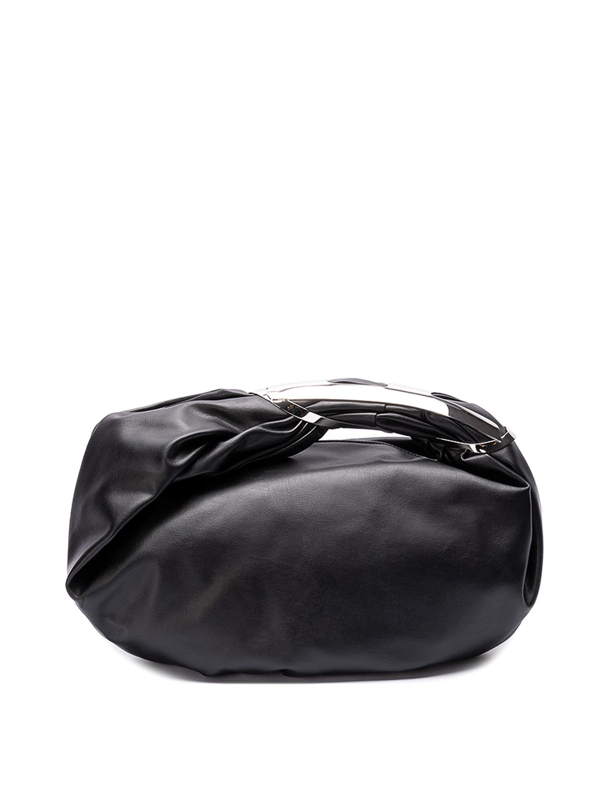 Shop Diesel Small Hobo Bag In Black