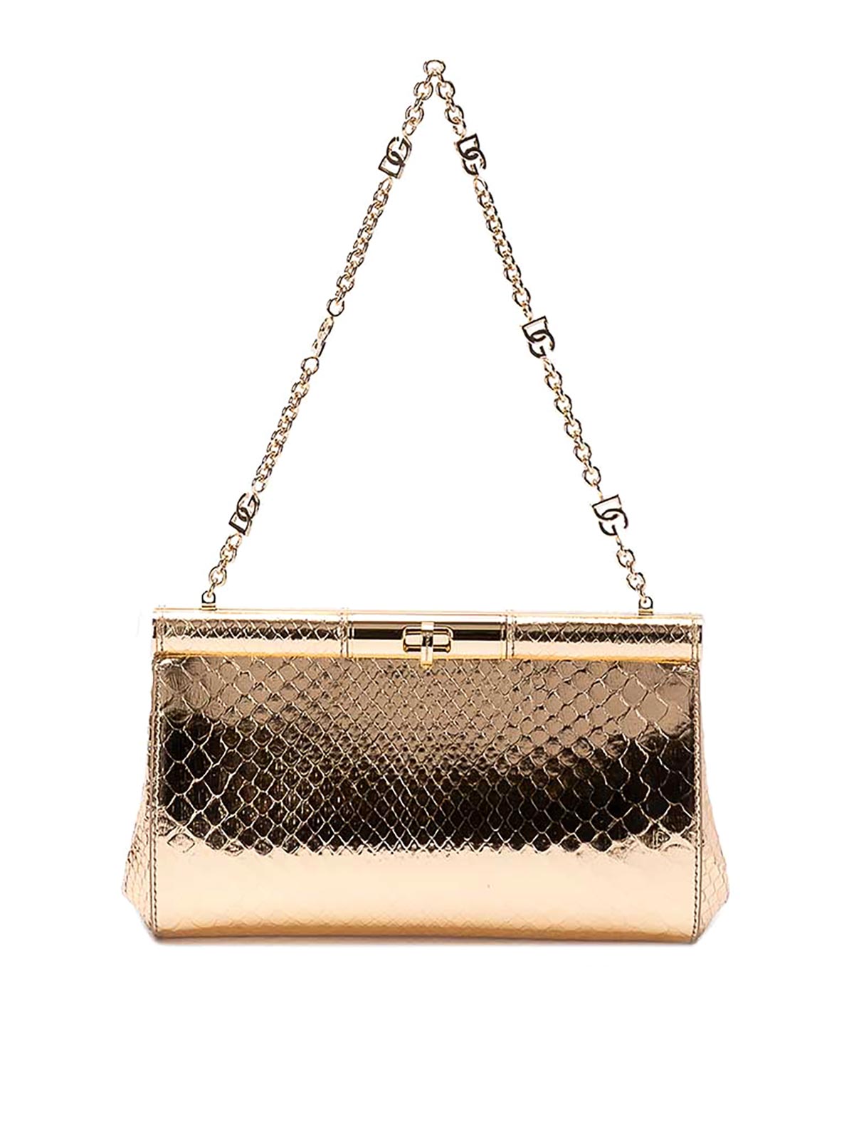Dolce & Gabbana Shoulder Bag In Gold