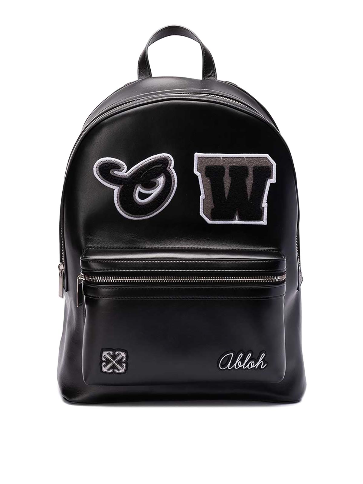 Off-white Varsity Backpack In Black