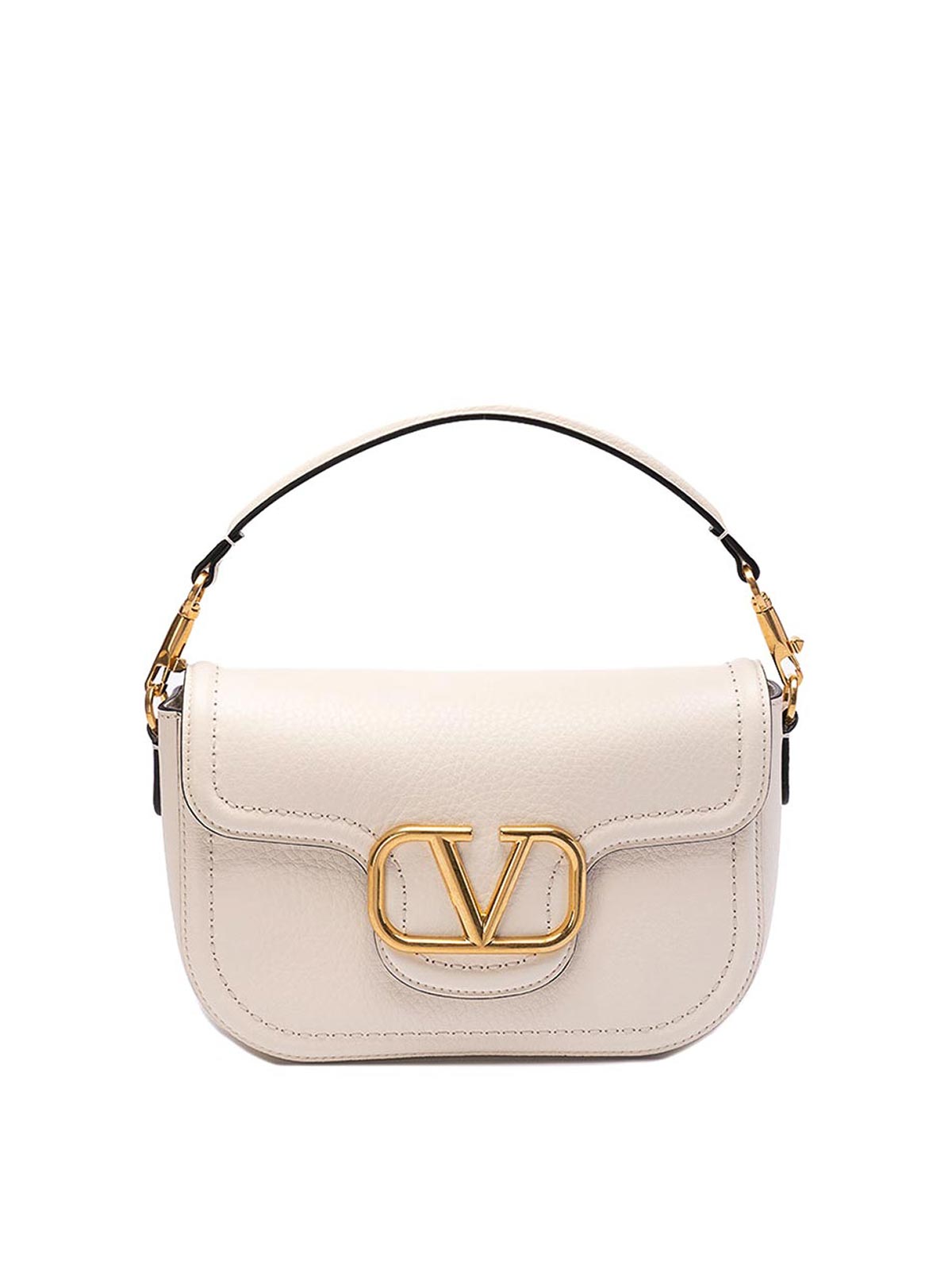 Valentino Garavani Alltime Shoulder Bag In White
