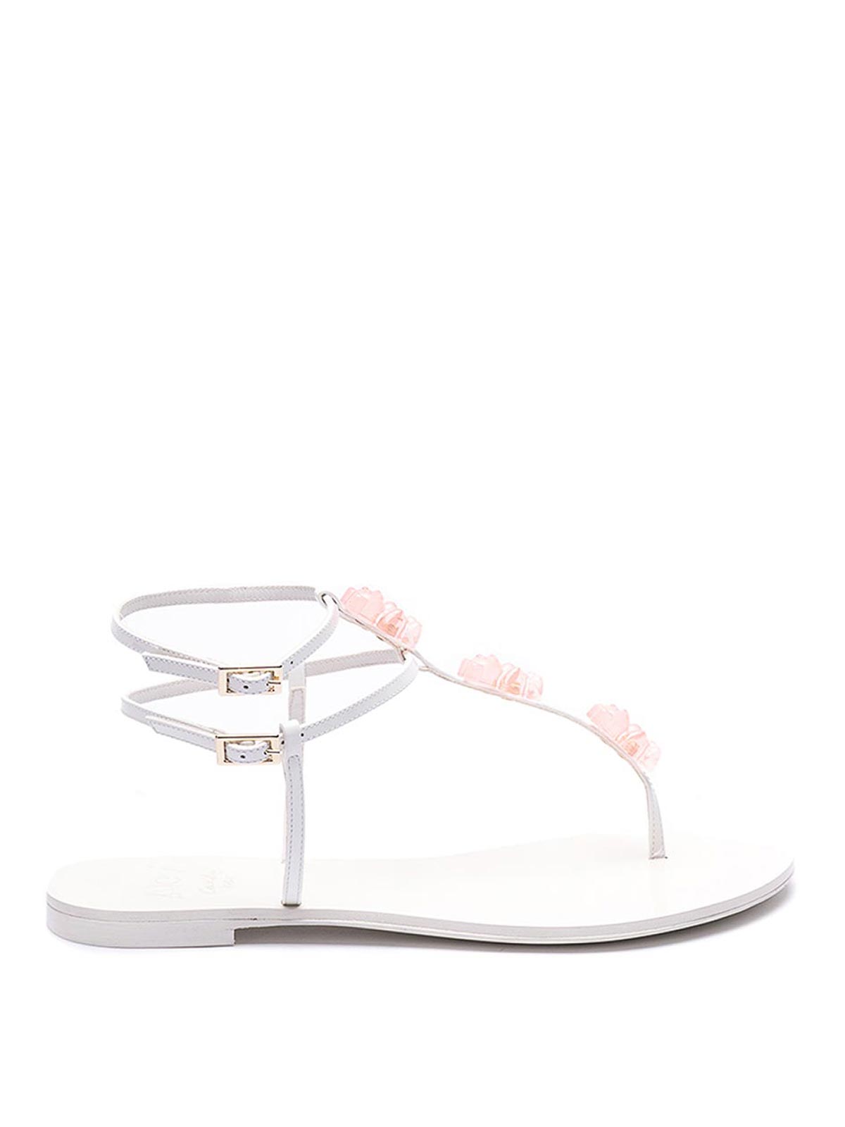 Alevì Milano Jelly Sandals In White