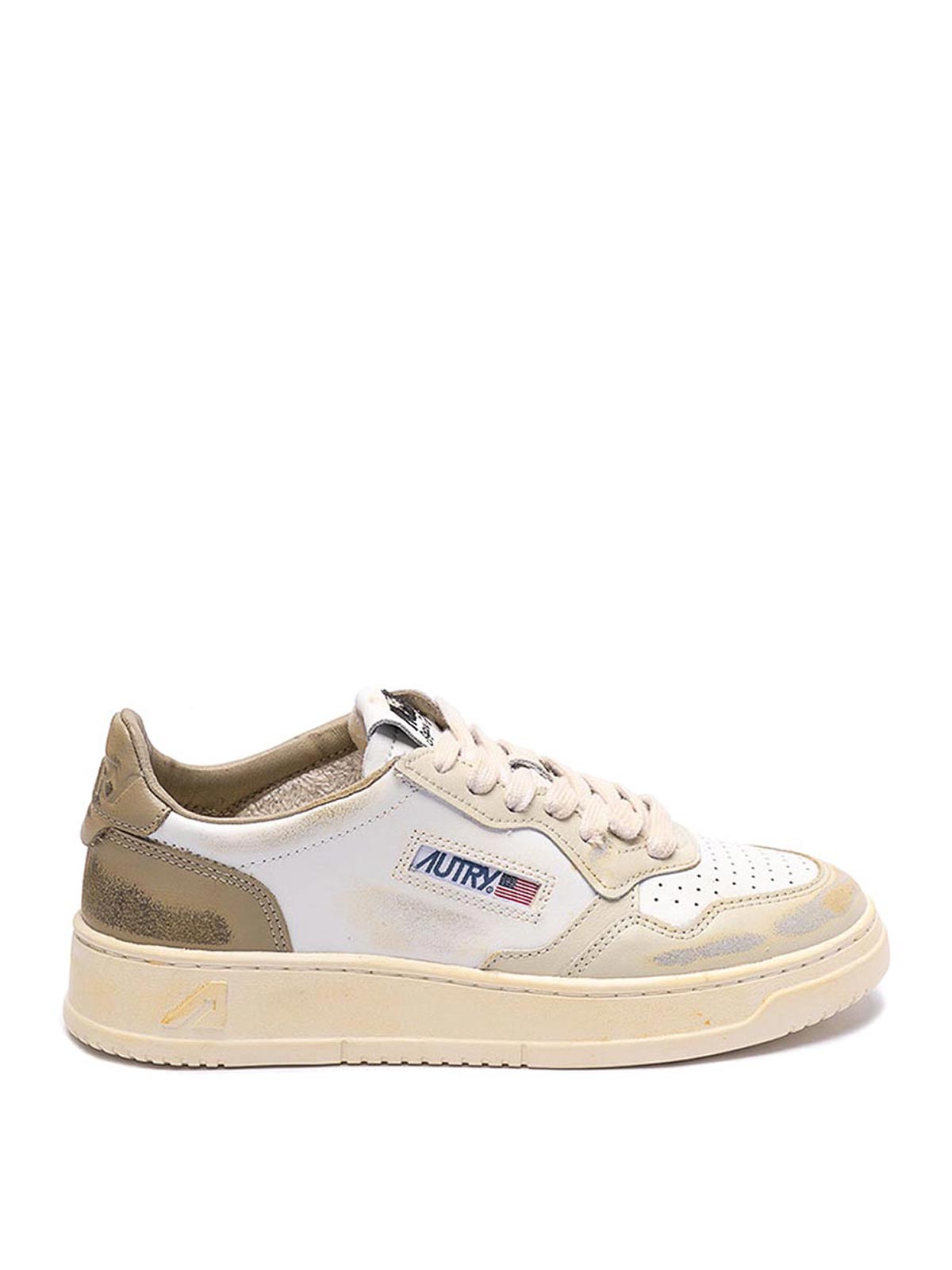 Autry Super Vintage Sneakers In Neutral