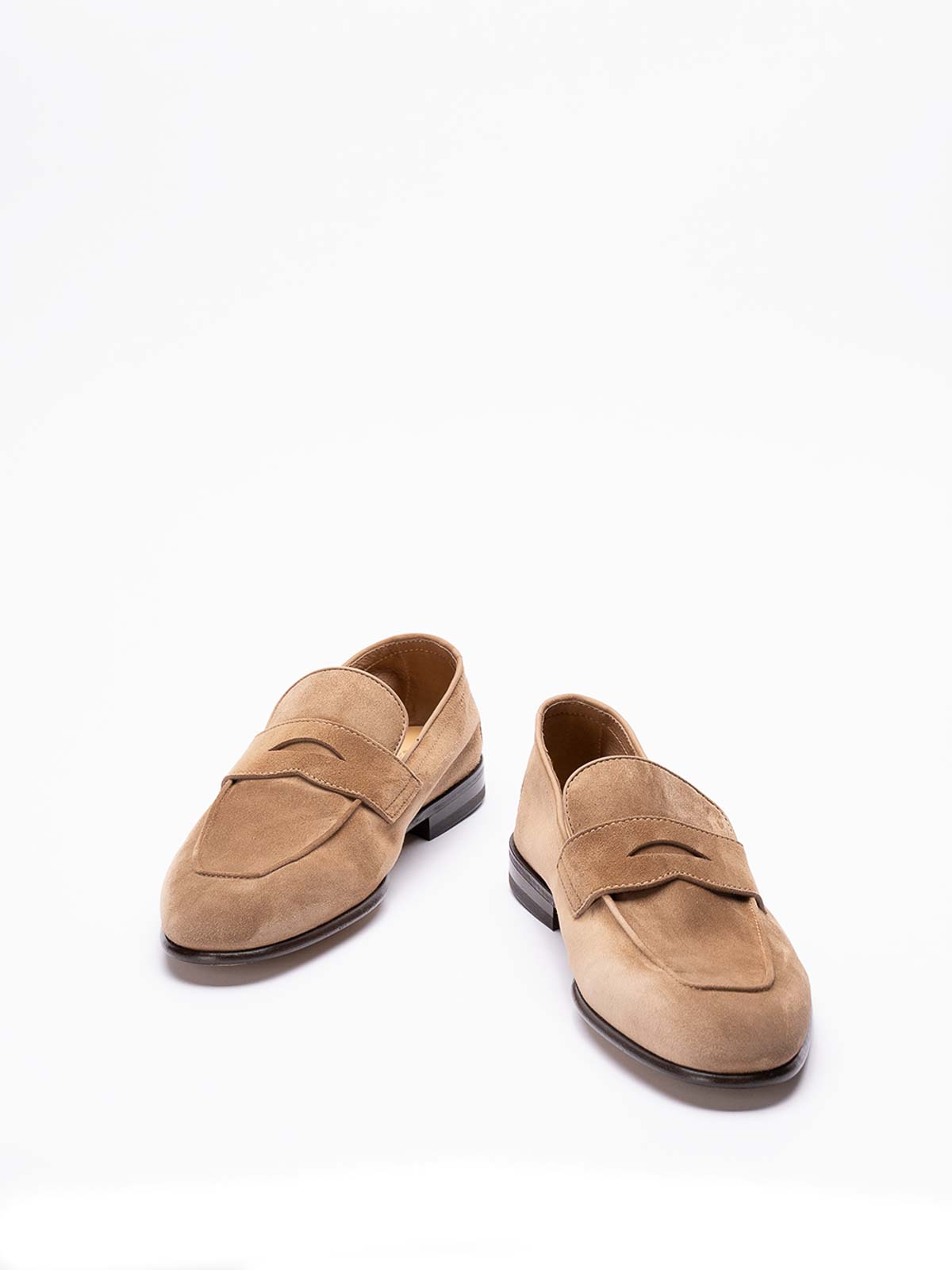 Shop Brunello Cucinelli Penny Loafers In Brown