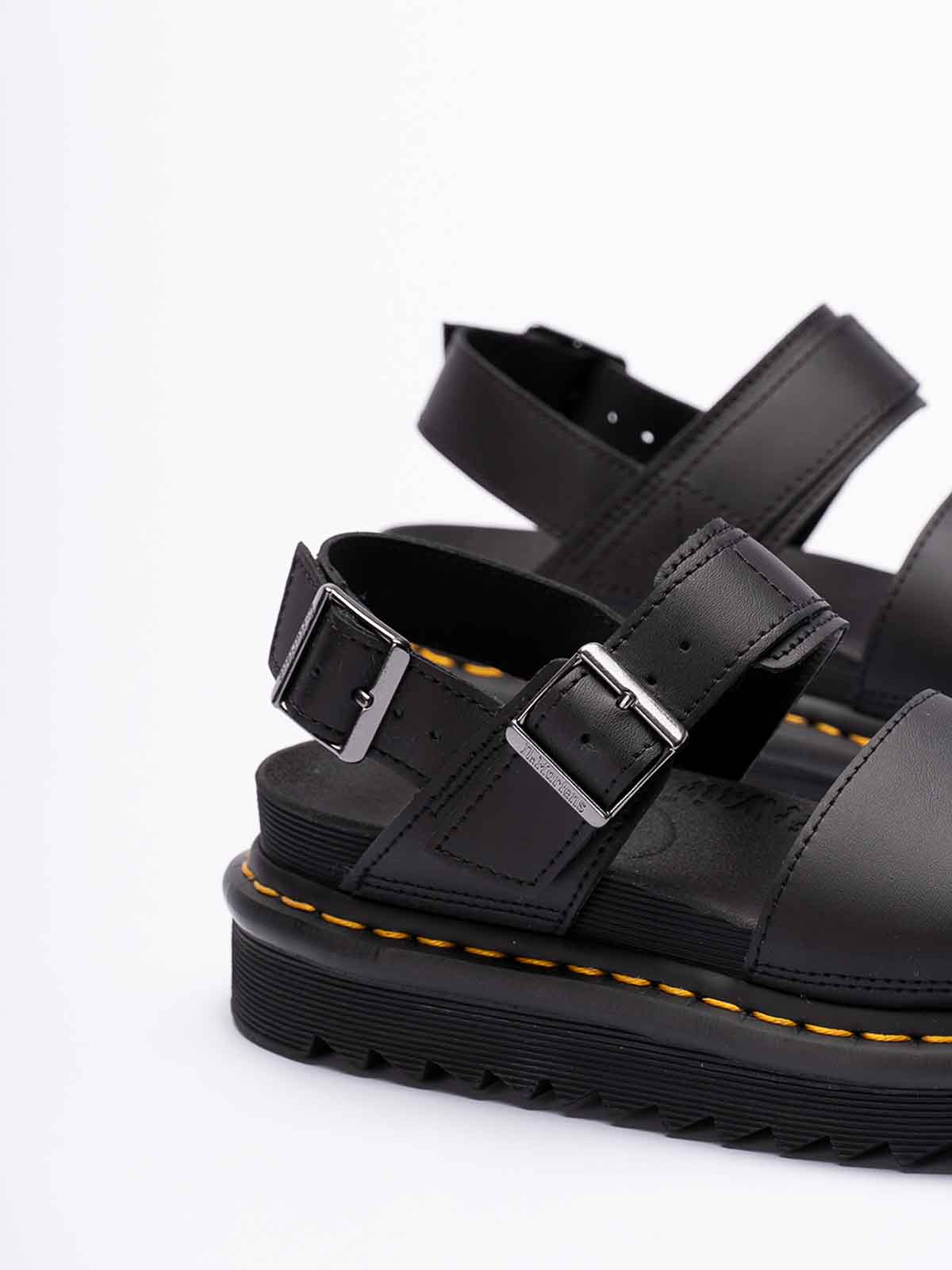 Shop Dr. Martens' Voss Sandals In Black