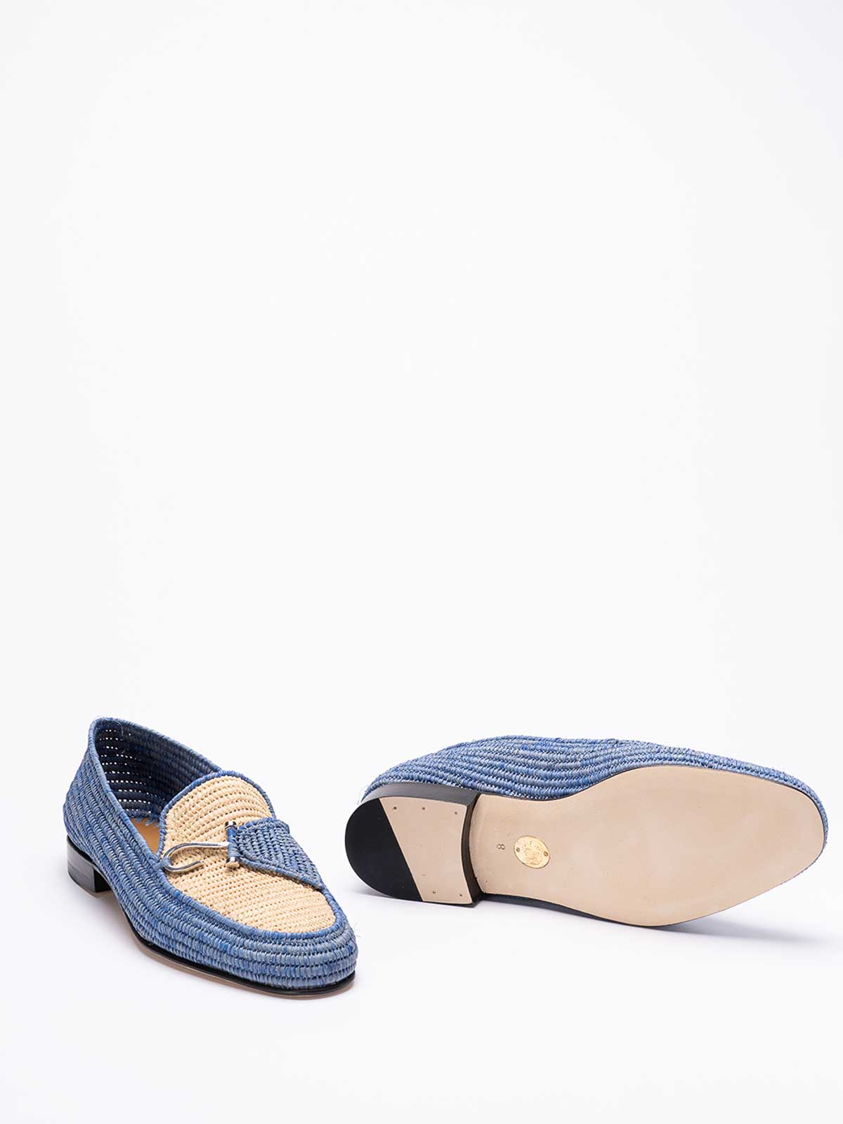Shop Edhen Milano Agadir Loafers In Blue