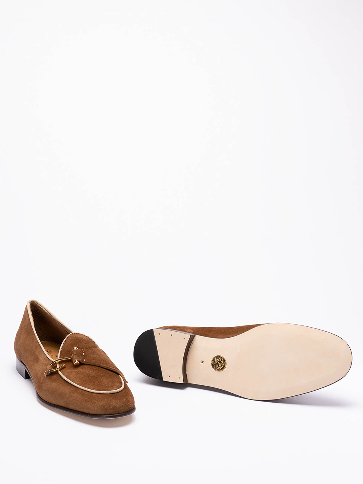 Shop Edhen Milano Comporta Loafers In Brown