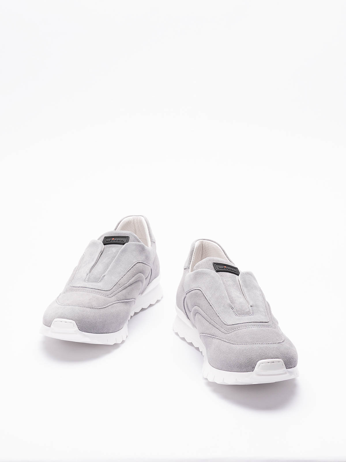 Shop Kiton Frew Sneakers In White