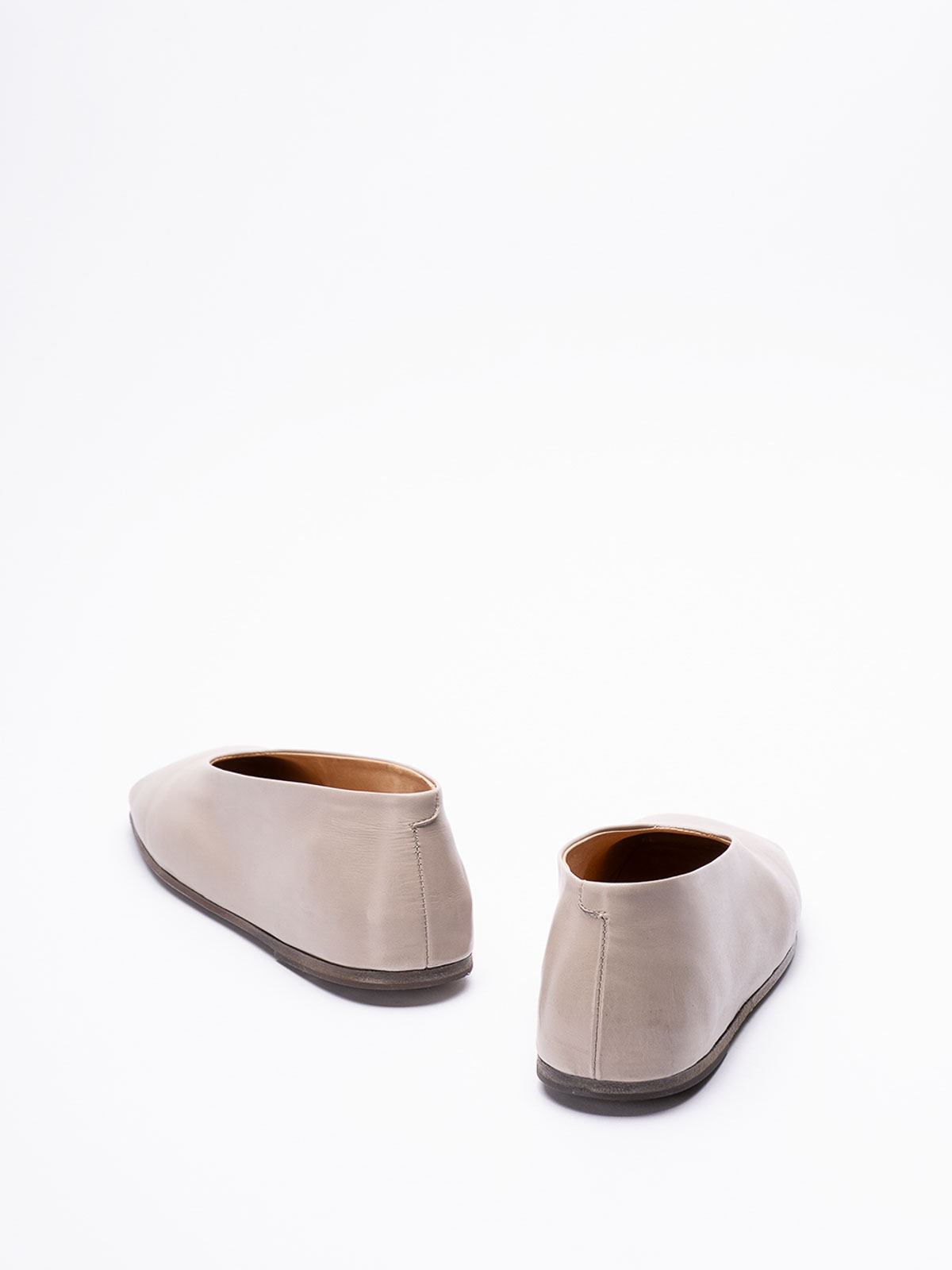 Shop Marsèll Spatolona Flat Shoes In Dark Grey