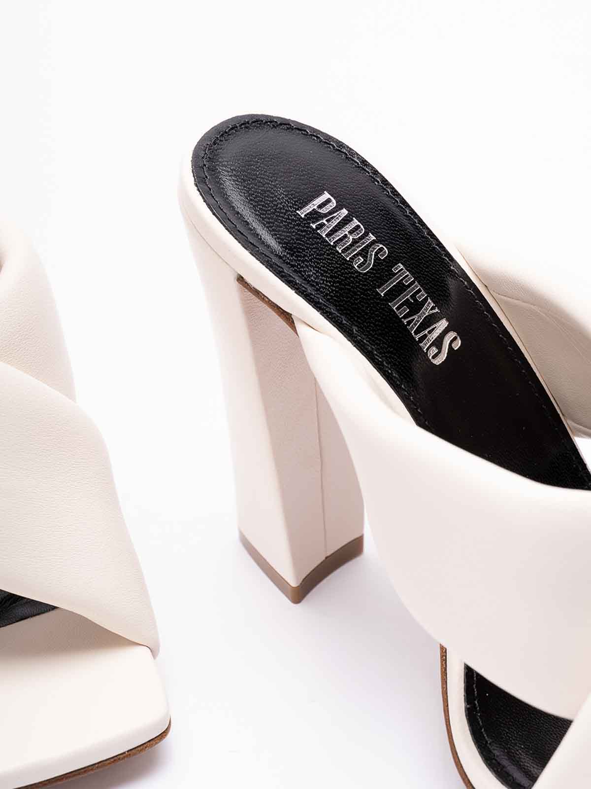 Shop Paris Texas Dafne Mules In White