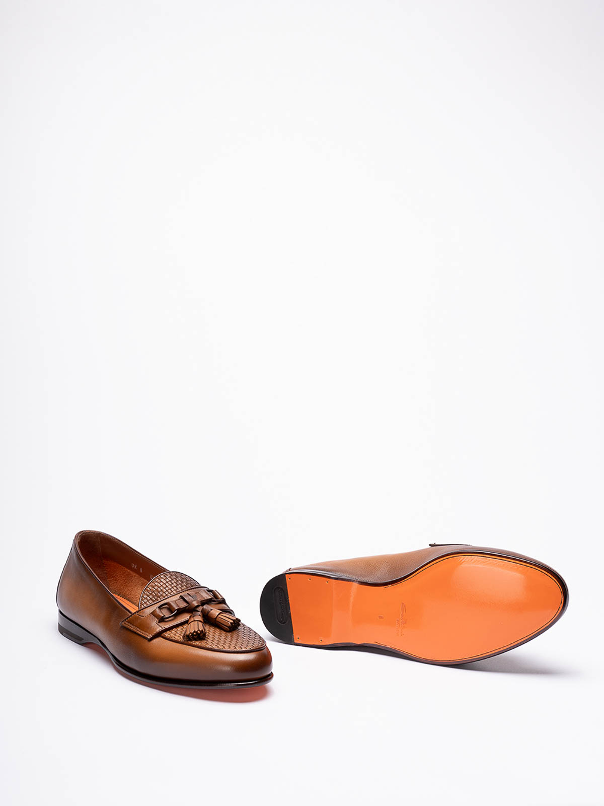 ANDREA MENS Brown Leather Loafers ANDREA Slip on loafer – cherri bellini main image 2