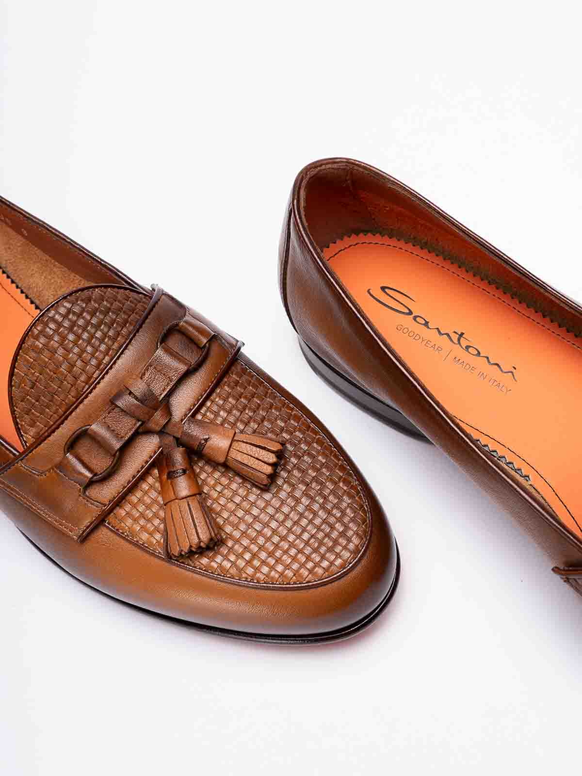 Santoni Andrea Loafers - Brown - Men|MCAN18780PA1SGFRM40M40 display picture 1