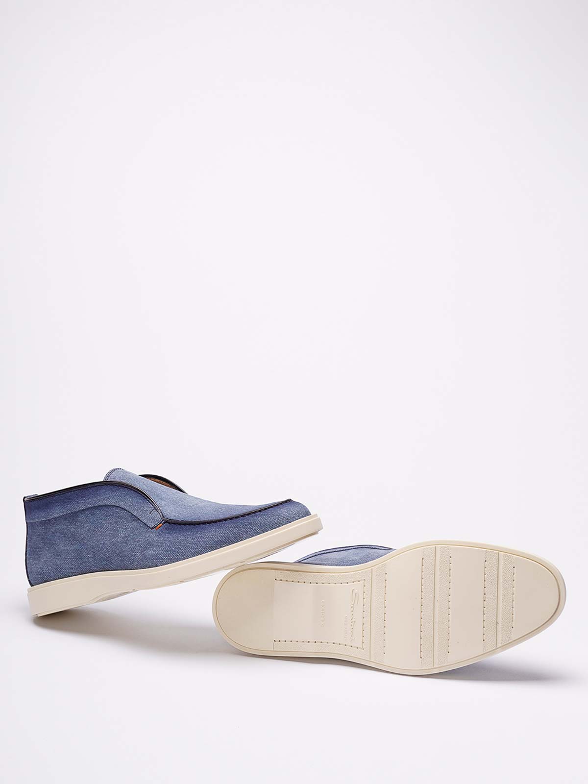 Santoni Digits Loafers - Blue - Men | MGDT17823TICBJMSU63U63