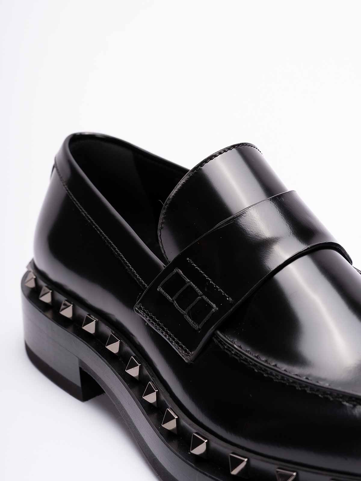 Valentino Garavani Rockstud M-Way Loafers - Black