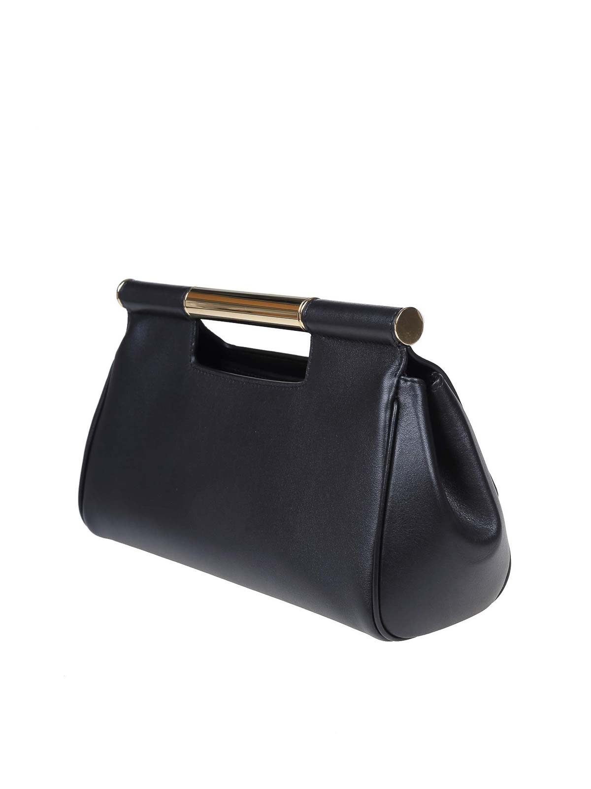 Shop Dolce & Gabbana Leather Clutch Bag In Black
