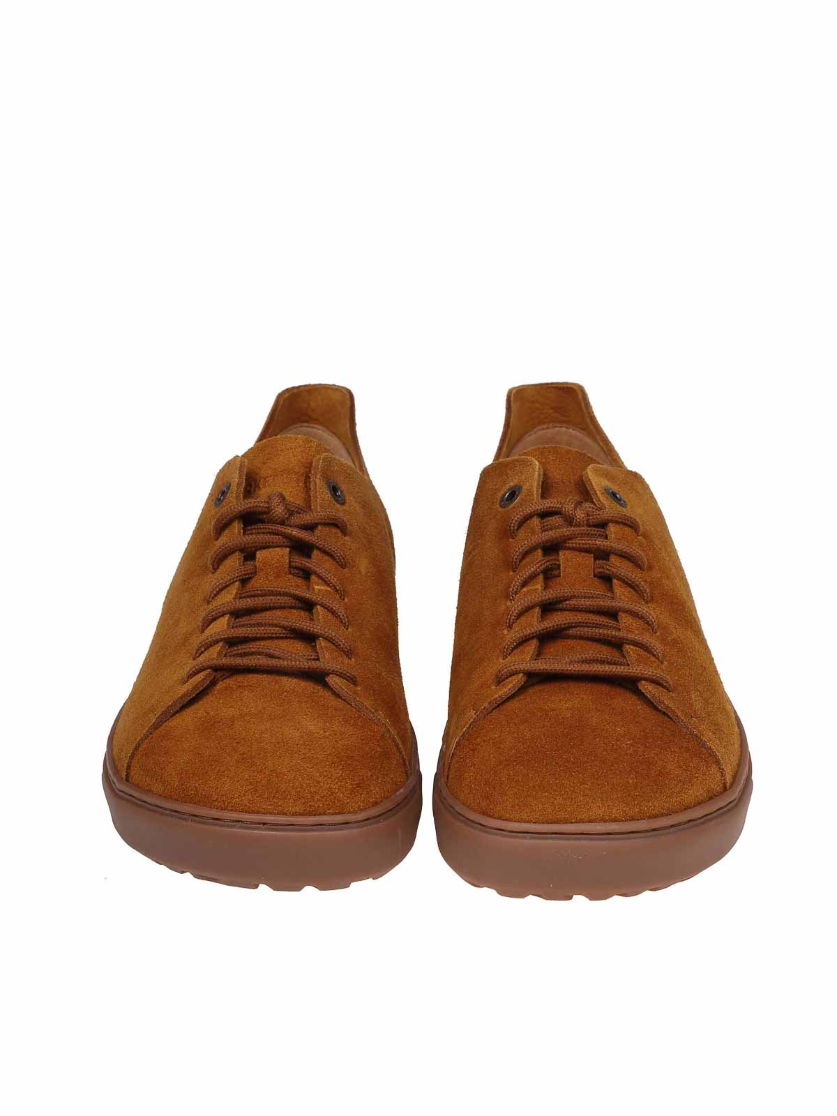 Shop Birkenstock Low Suede Sneakers In Light Brown