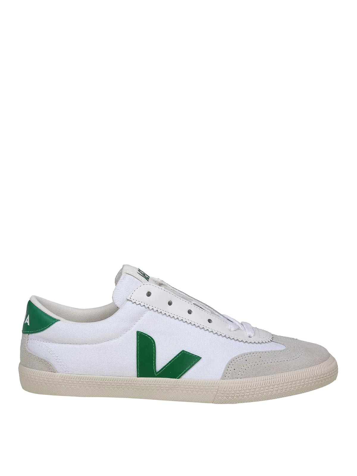 Shop Veja Volley Sneakers In Canvas In White
