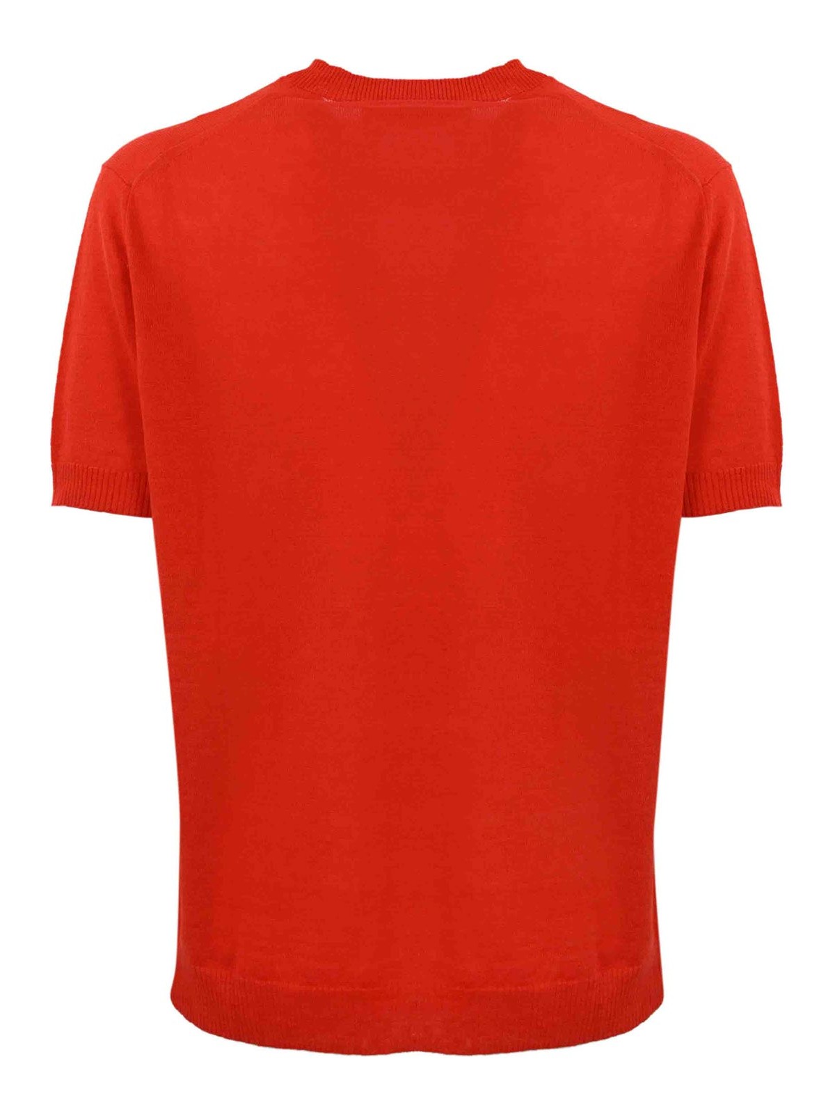 Shop Amaranto Knitted T-shirt In Light Red