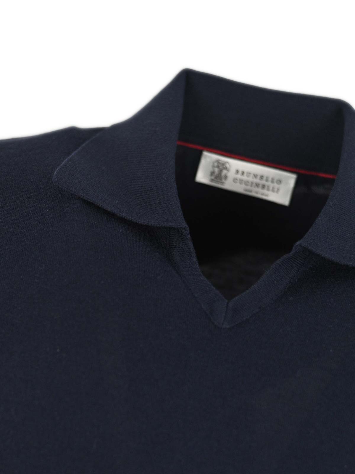 Shop Brunello Cucinelli Linen Blend Polo Shirt In Blue