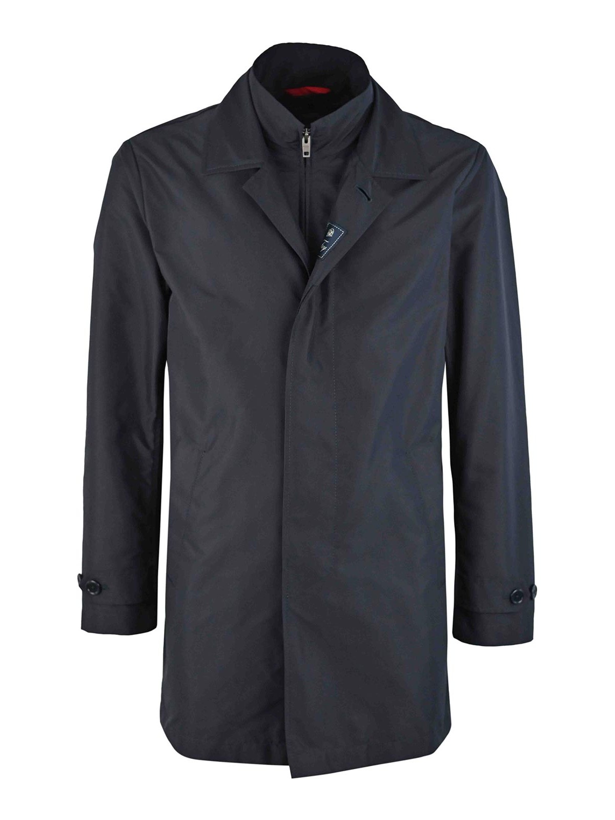 Shop Fay Waterproof Morning Coat In Blue