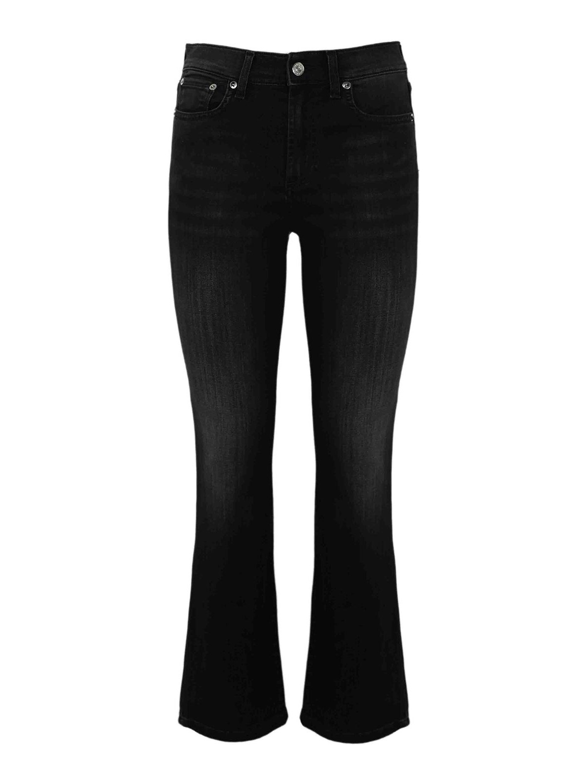 Shop Roy Rogers Jeans Acampanados - Negro In Black
