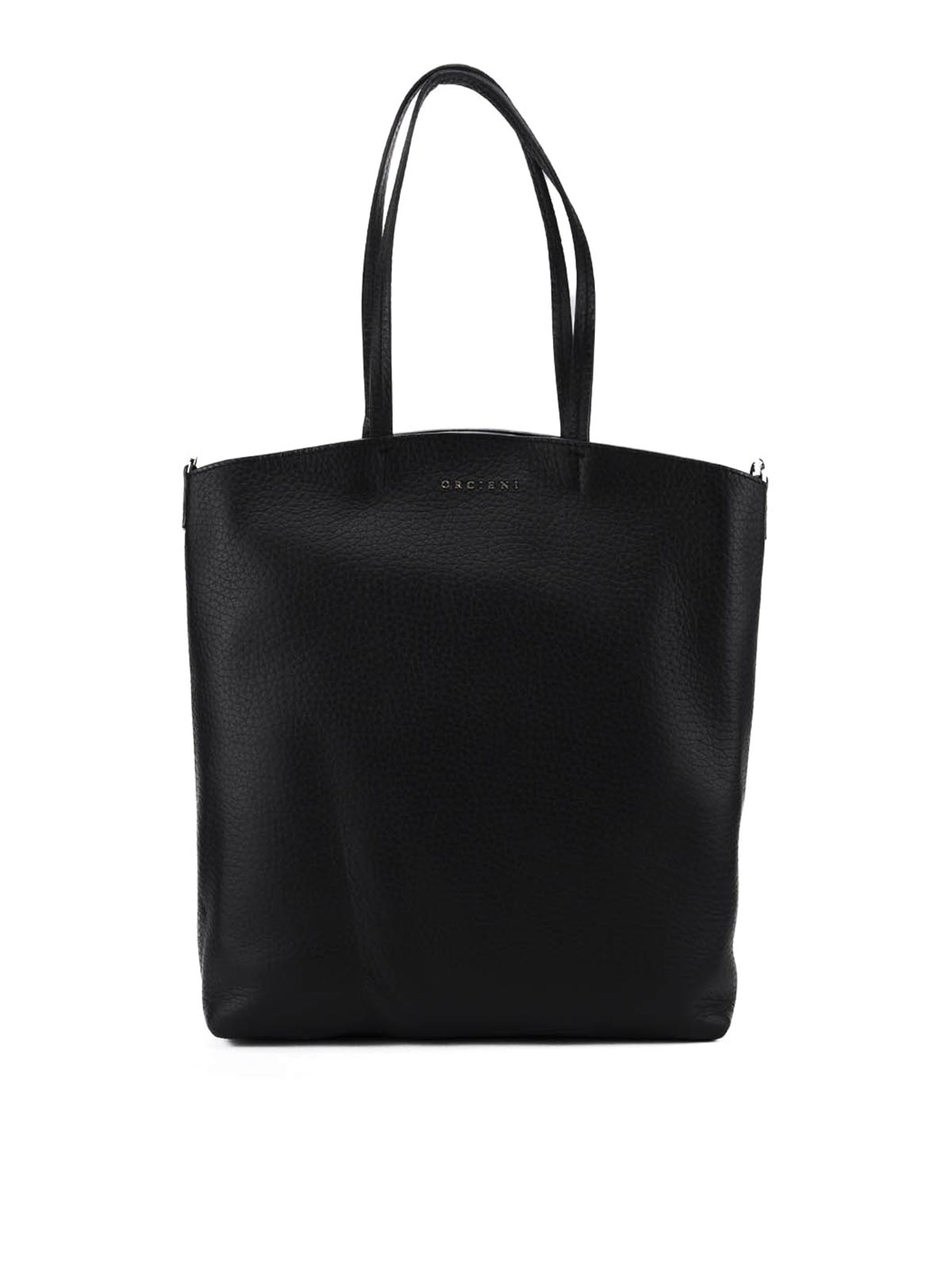 Orciani Ladylike M Soft Medium Bag In Black