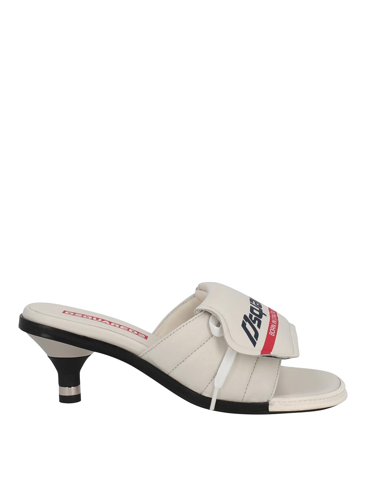 Dsquared2 Sandals Effect Sneakers In White