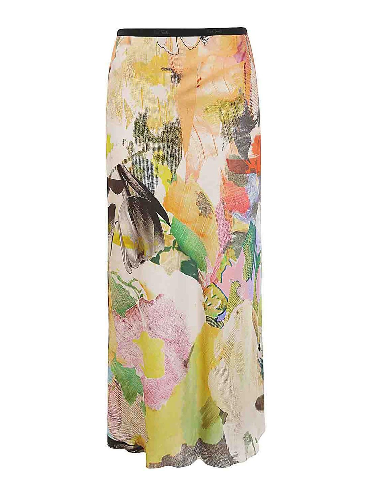 Shop Paul Smith Longuette Skirt In Multicolour