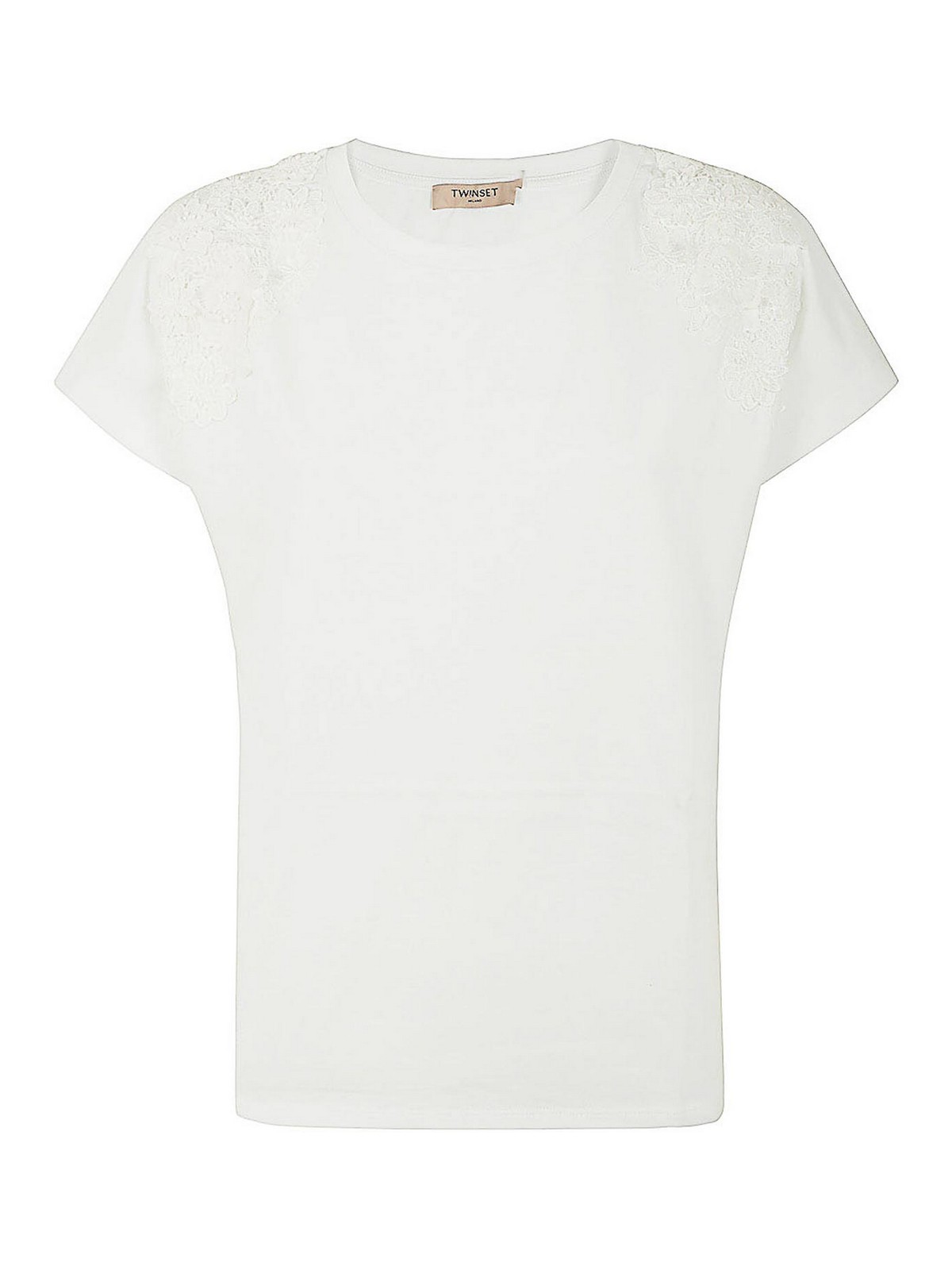 Shop Twinset Camiseta - Blanco In White