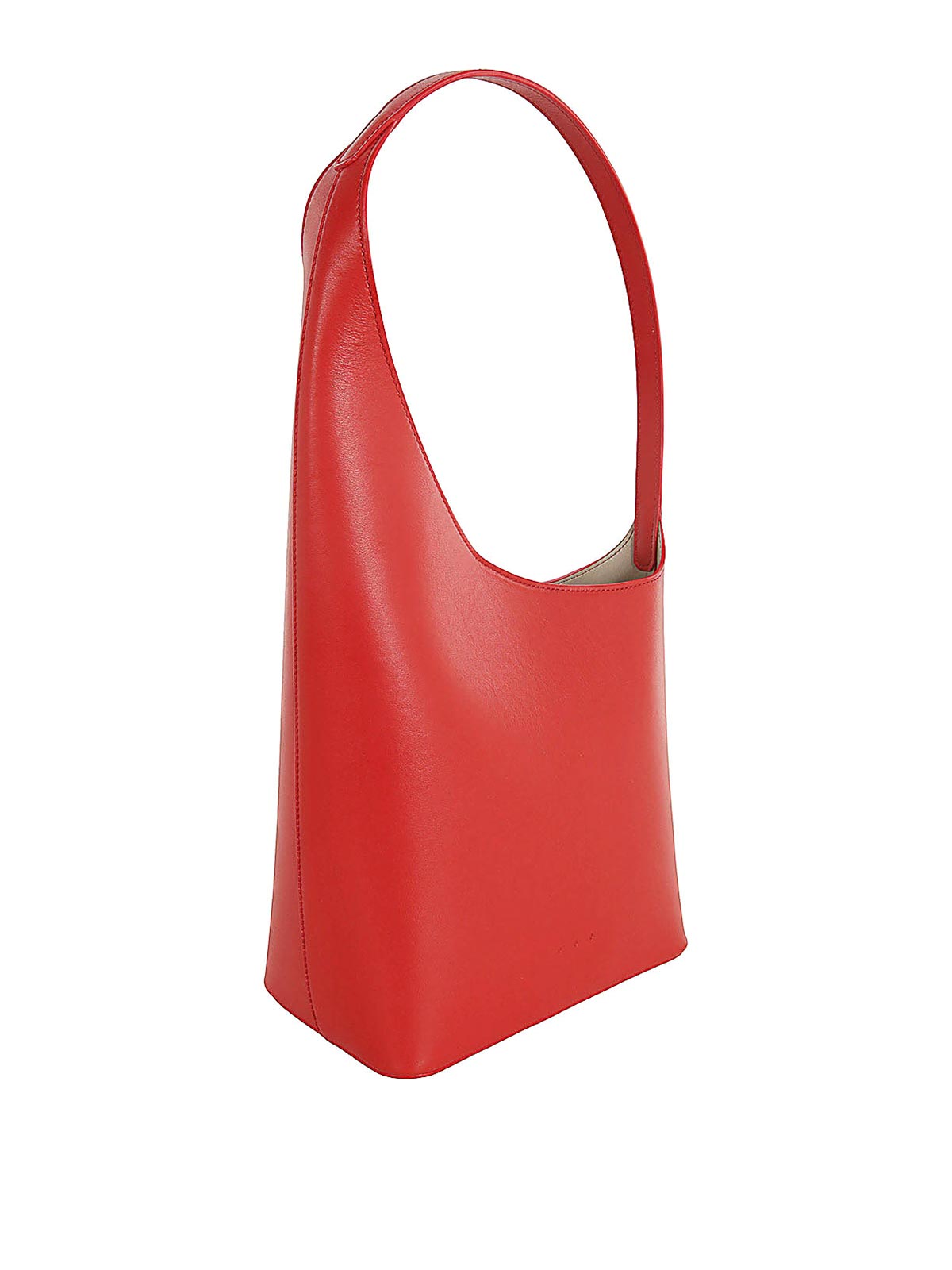 Shop Aesther Ekme Demi Lune Tote Bag In Red
