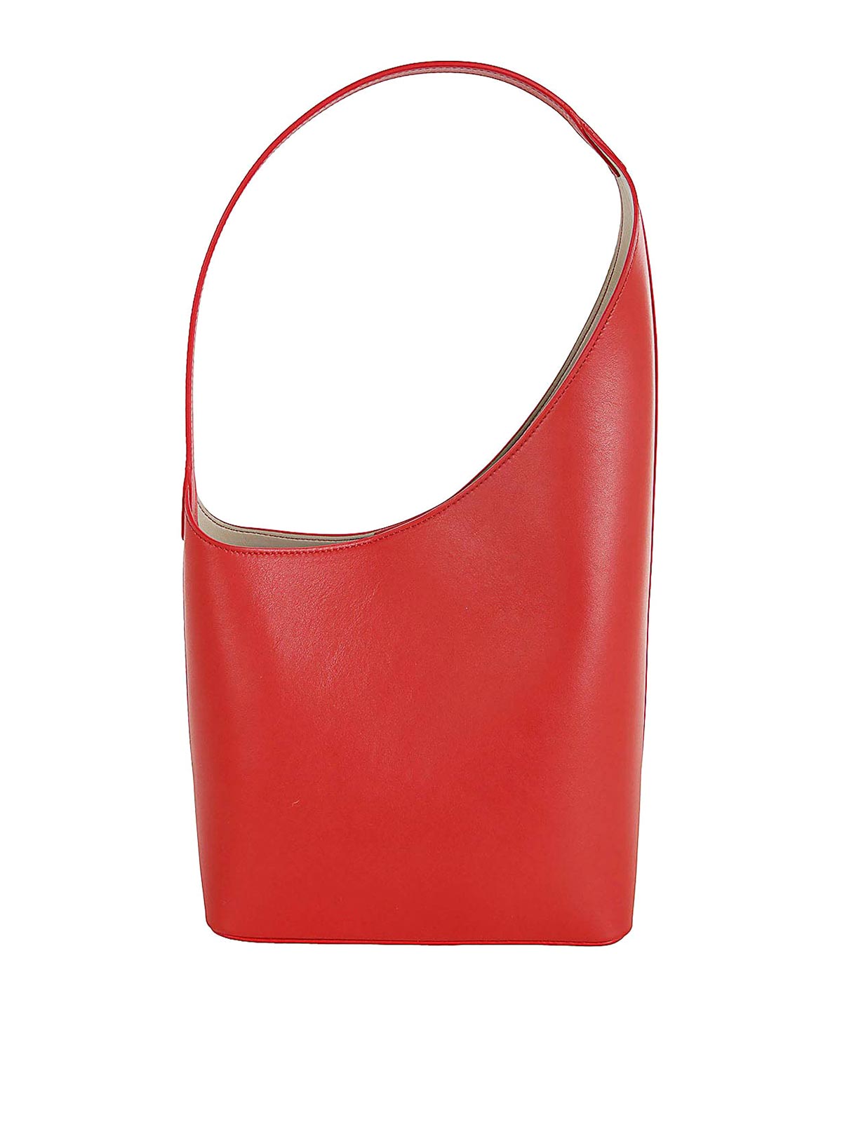 Shop Aesther Ekme Demi Lune Tote Bag In Red