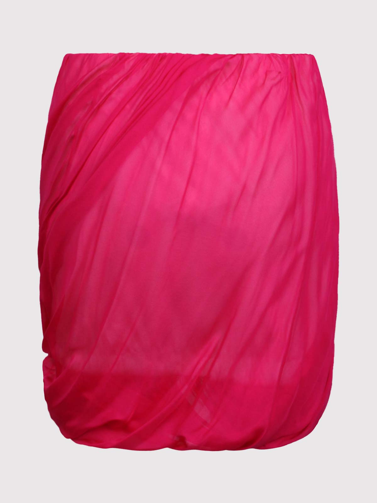 Shop Helmut Lang Short Silk Skirt In Pink