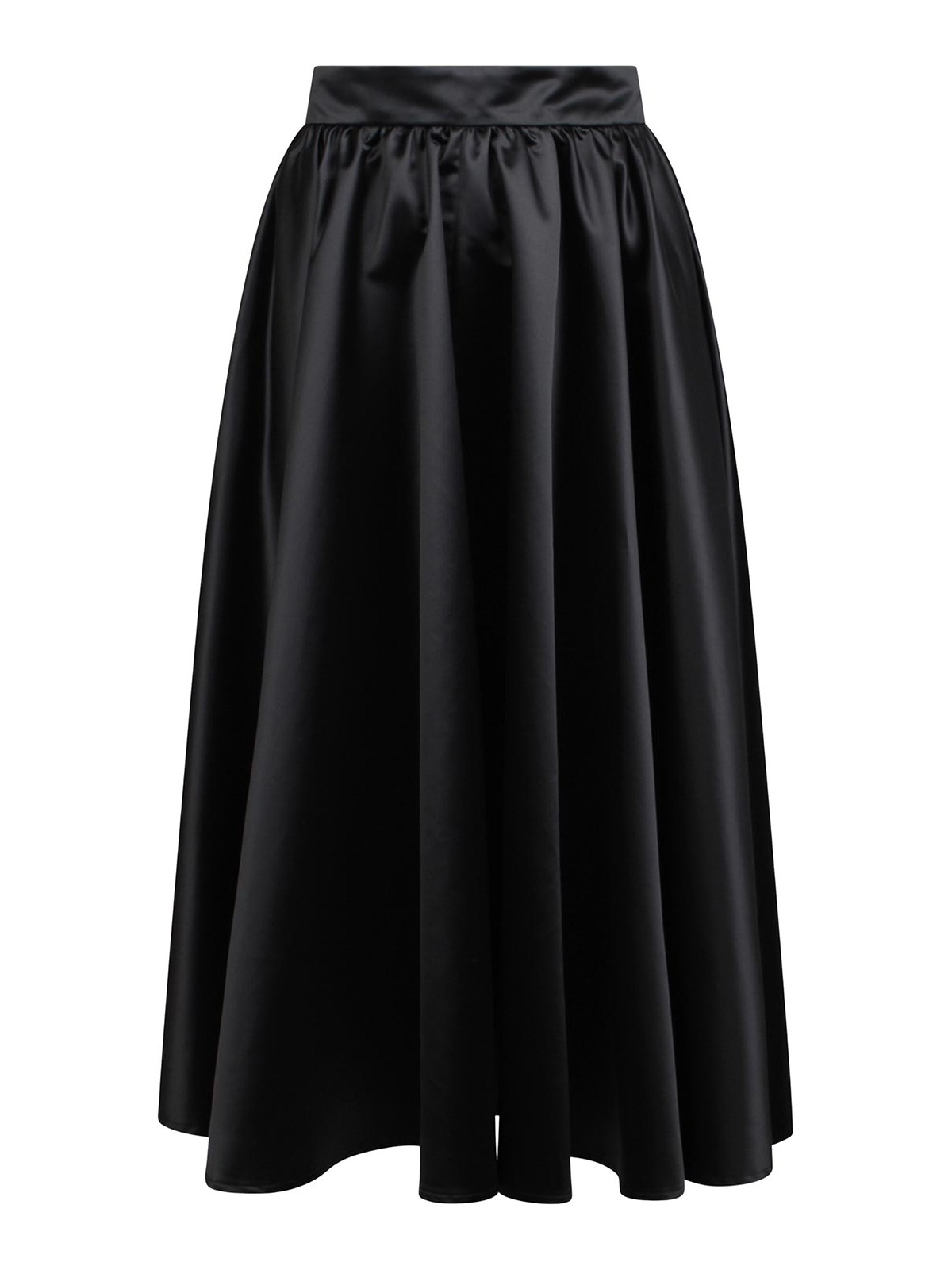 Shop Patou Long Skirt In Black