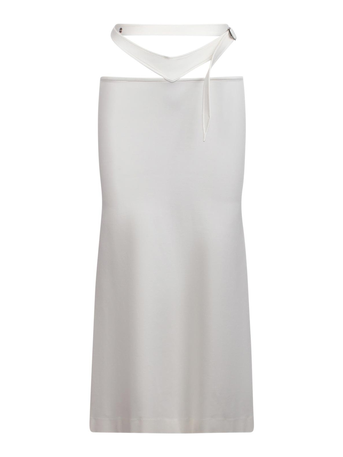 Attico Cut-out Detail Mid Dress In White