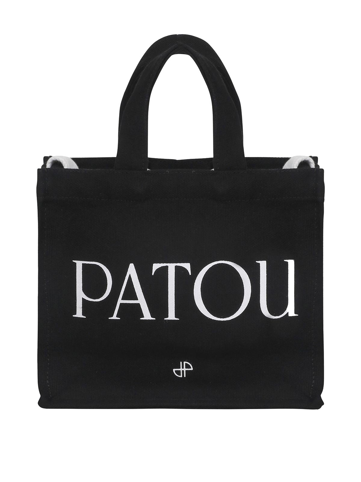 Patou Small Tote Bag In Black