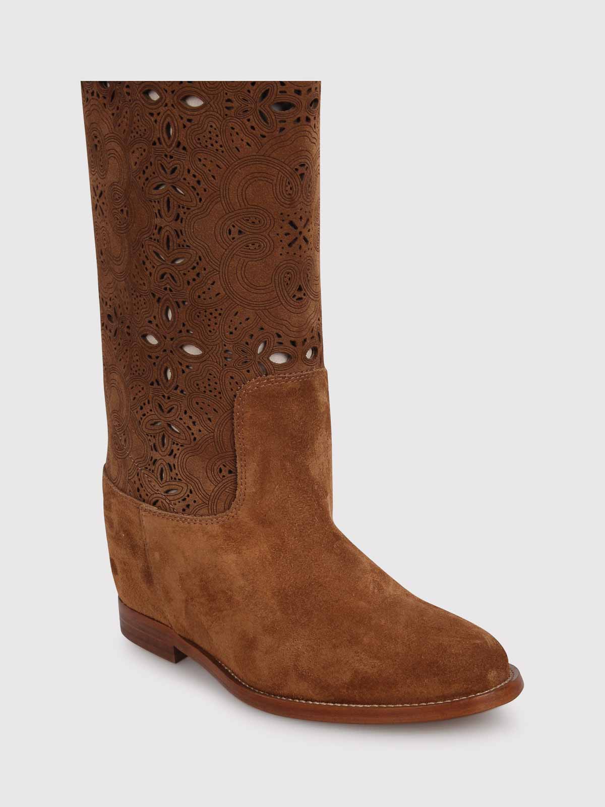 Shop Via Roma 15 Boots In Brown