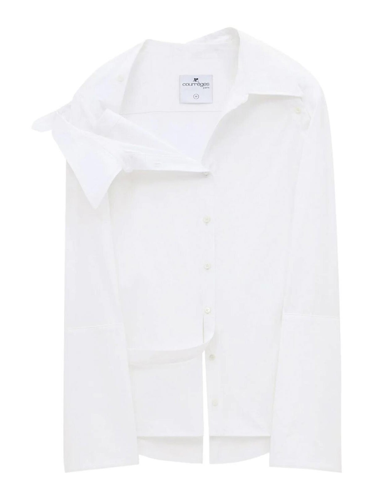 Shop Courrèges Camisa - Blanco In White