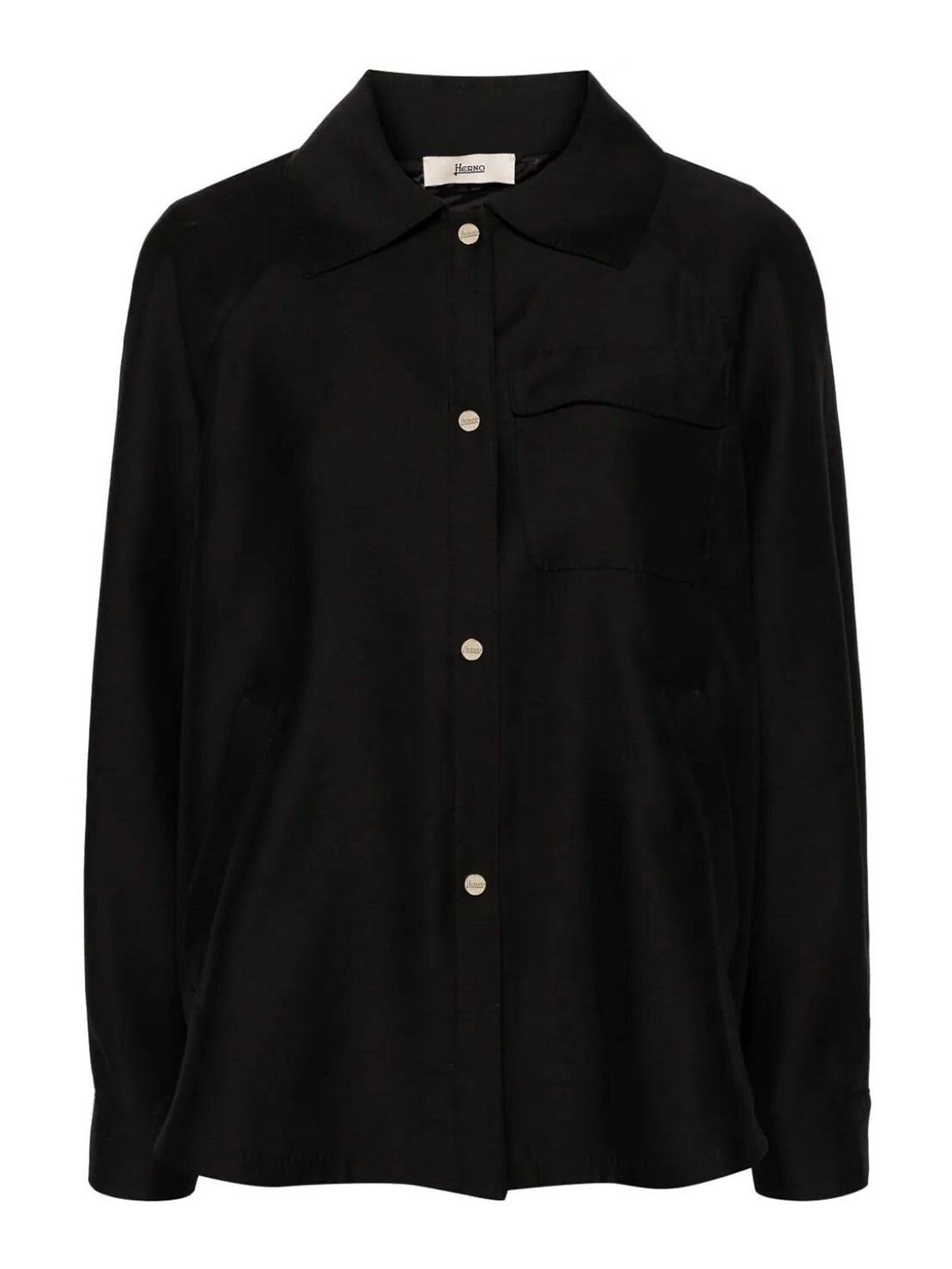 Herno Experience Silk Jacket In Black