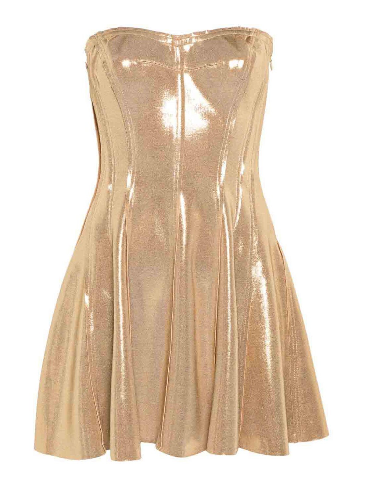 norma kamali strapless grace mini dress STRAPLESS GRACE MINI DRESS Cream Norma Kamali