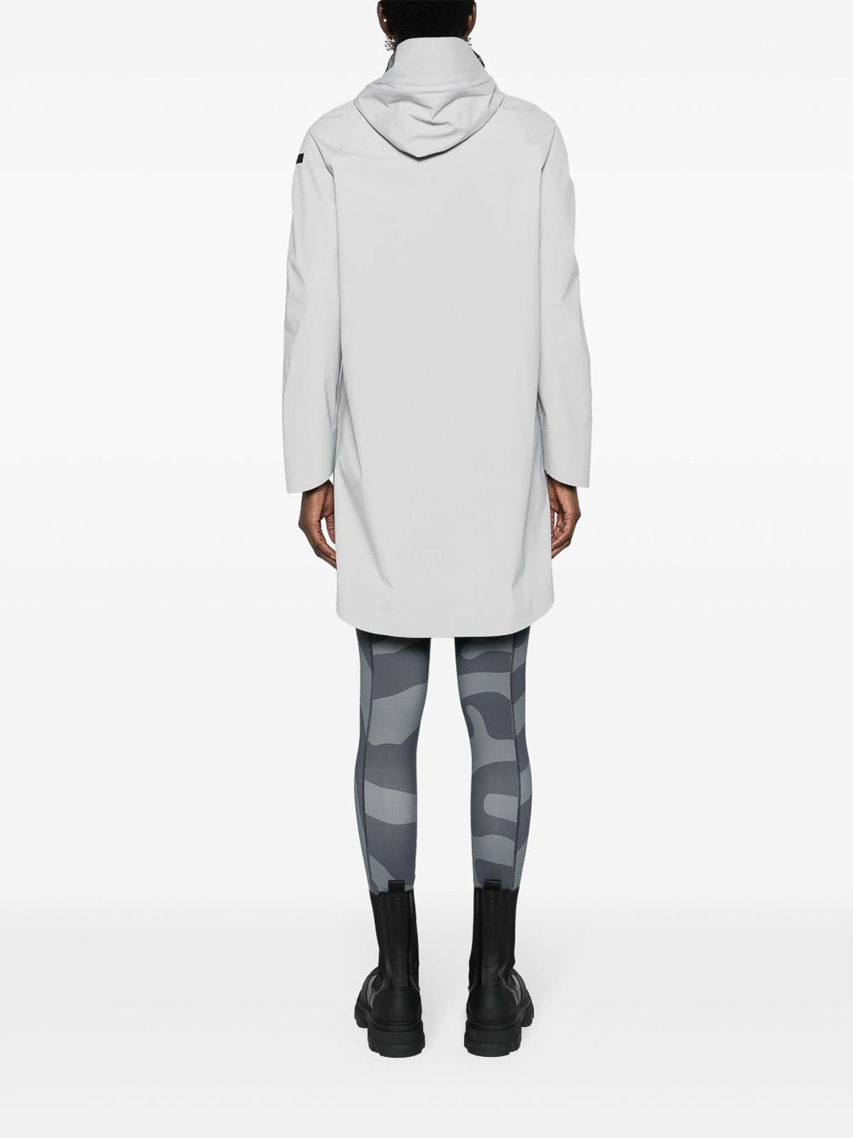 Shop Rrd Roberto Ricci Designs Tech Pack Parka Woman In Grey