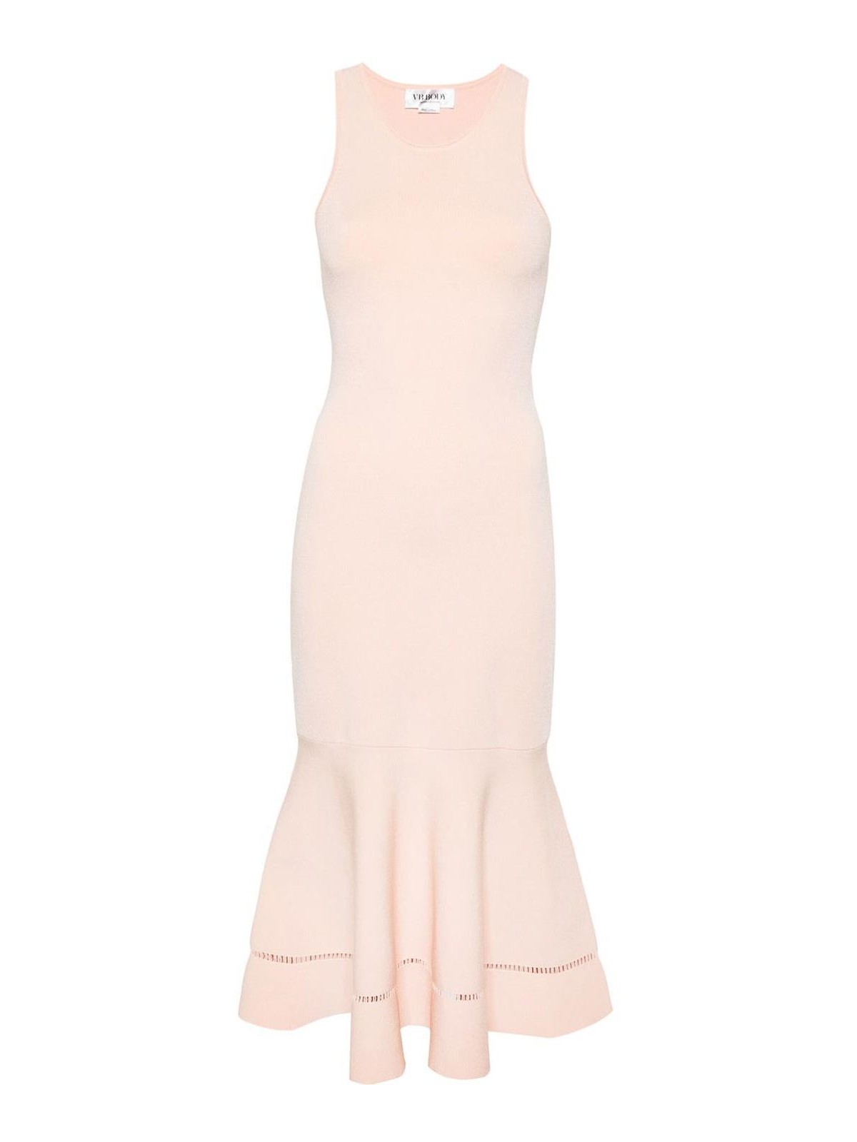 Victoria Beckham Knit Dress - Nude & Neutrals|1124KDR005079APEACH