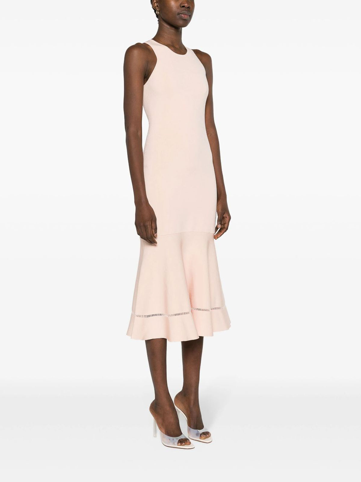 Victoria Beckham Knit Dress - Nude & Neutrals|1124KDR005079APEACH
