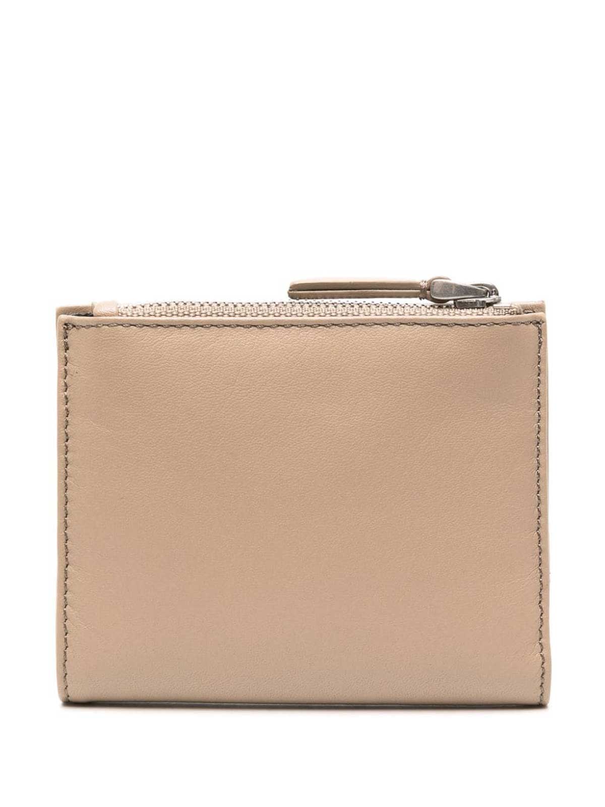Shop Ami Alexandre Mattiussi Leather Wallet In White